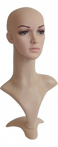 F-HD/ Голова женская, торс (с макияжем)
